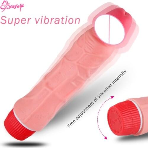 Soft Dildo Vibrator Realistic Dildo Big Dick Penis Vibarting Vagina Massager Vibrators Clitoris Stimulator Sex Toys for Woman