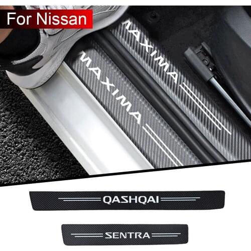 4pcs Car stickers for Nissan ALTIMA JUKE LEAF MAXIMA MICRA MURANO NOTE PULSAR QASHQAI j11 SENTRA SYLPHY TEANA X-TRAIL t32 t31