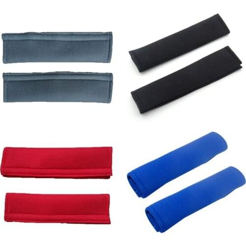 2 Pcs/Set Child Car Seatbelt Plush Cover Seat Belt Shoulder Strap Protective