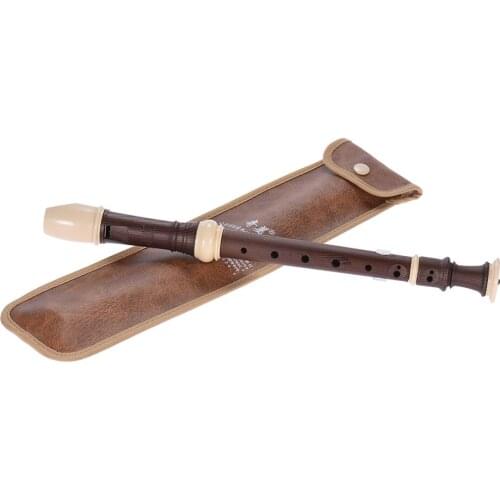 QM8A-5G Detachable Soprano Recorder German Style 8 Hole Key of C Wind Musical Instrument