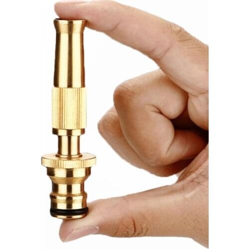 Adjustable Sprayer Brass Nozzle Lawn Garden Watering Spray Water Gun High Pressure Car Wash Sprinkle Cleaning Tools Hose Nozzle