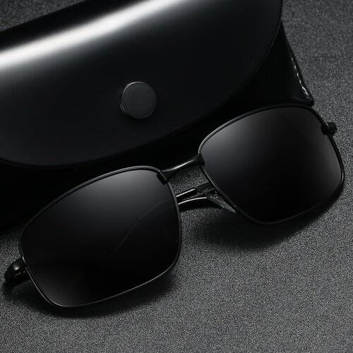 Mens Polarized Sunglasses Driving Fishing Eyewear Brand Designer Square Classic Sun glasses for Men Women Eye Glasses UV400
