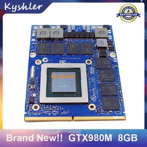 Brand New GTX 980M GTX980M Graphics Video Card SLI N16E-GX-A1 8GB GDDR5 MXM For Dell Alienware MSI HP Clevo Laptop