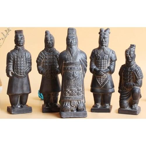 Qin Dynasty terracotta warriors and horses ornaments Chinese style home decoration crafts