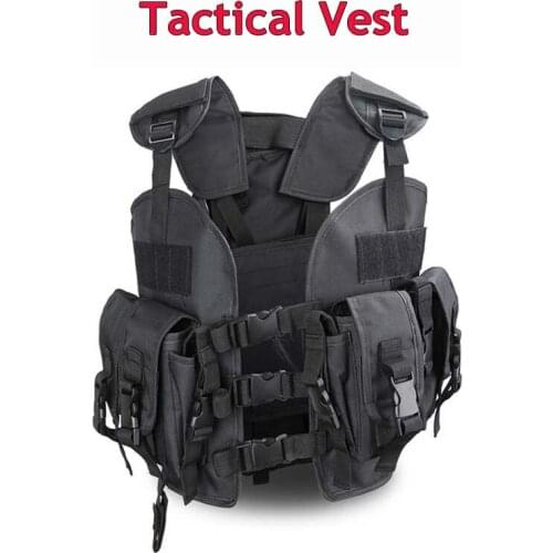 Military Equipment Tactical Vest Army Airsoft Combat Hunting Vest Men Outdoor Sport War Game Paintball Protective Vest 5 Colors