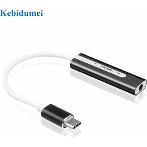 Kebidumei Sound Card USB C to 3.5mm Jack Audio Microphone Headphone Adapter for Macbook PC Laptop External USB Sound Card