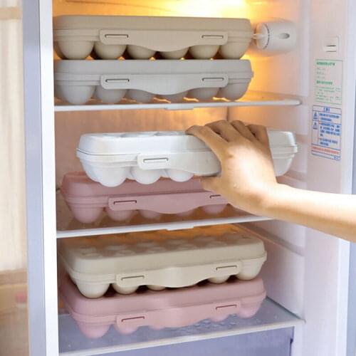 3 Colors Kitchen Fridge Food Egg Storage Box Drawer Container Organizer Rack Holder Case