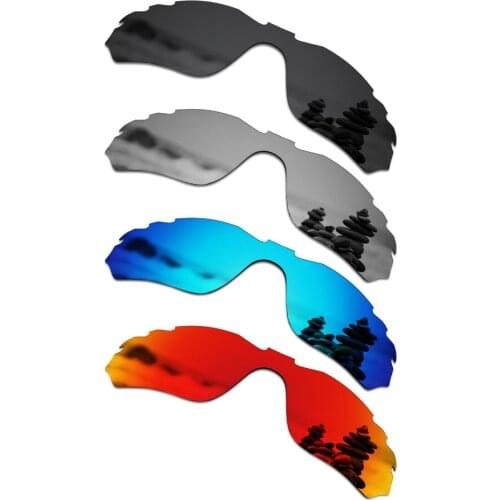 SmartVLT 4 Pieces Polarized Sunglasses Replacement Lenses for Oakley Radar Edge Vented - 4 Colors