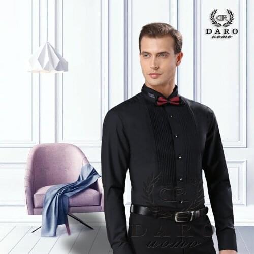 DAROuomo Tuxedo Shirts
