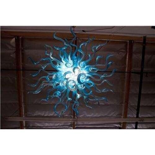 Turkish Style Long Chandelier Lighting Modern Murano Glass Indoor Flower Chandelier Lighting