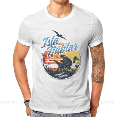 Isla Nublar Style TShirt Jurassic Park Dinosaur Dr. Alan Grant Science Fiction Film Comfortable Graphic T Shirt Ofertas