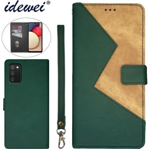 Applicable to Samsung Galaxy A02S mobile phone case fold bracket function protection leather case phone case funda capa co