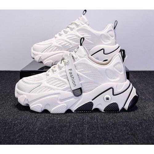 Casual Sneakers 2020 New Retro Dad Shoes For Women Summer Comfortable Breathable Small White Shoe Girls Sports Walking Footwear