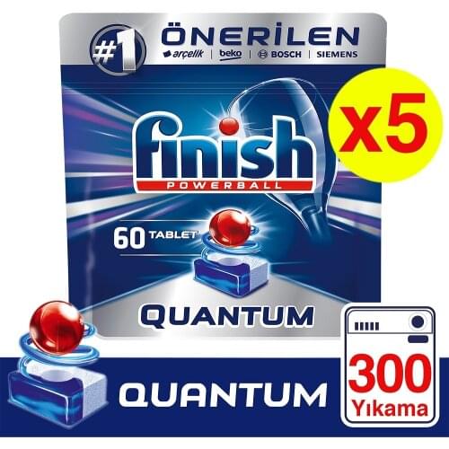 Finish Quantum Powerball Dishwasher Detergent Dish Cleaner 300 pcs Tablets FREE SHIPPING Dishwashing Concentrate Tablet Capsule