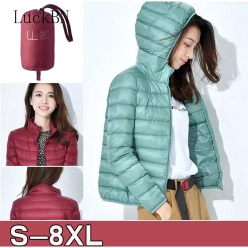 LuckBN Women's Short Down Jackets