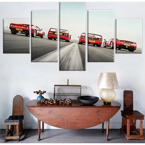 Wall Art Canvas Painting Classic Retro Car Sports car GTO,F40,F50 Picture Bedside Home Decorative Posters HD Print Artwork Mural