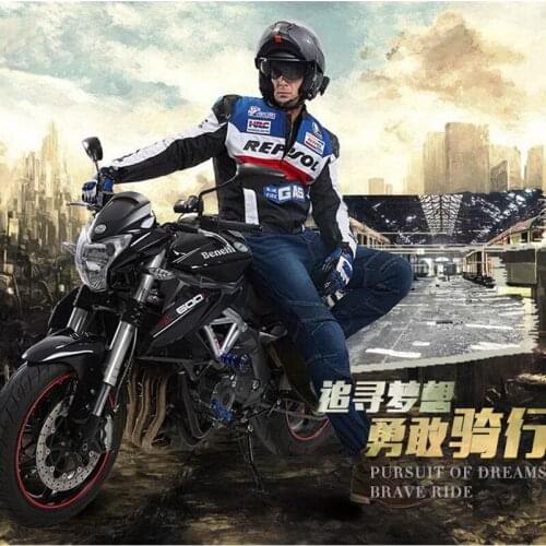 2017 Summer New DUHAN Motocross motorcycle Jacket D-VS03 Motorbike jackets of oxford shoulder Stainless steel retaining shell