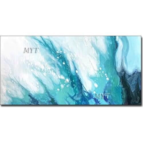 Posters And Prints Decoracion Wall Art Hand Drawn Painting Abstract Rendering Sky Beautifully Decorated Home Living Room Mural