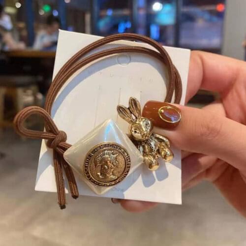 New Korea Women Hair Ropes Big Cartoon animal Elastic Rubber Band for Girl or Women Fashion Hair Accessories Hair Ties Wholesale