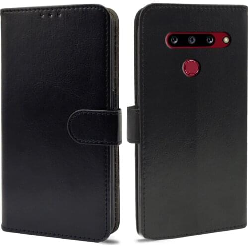 Luxury Case For LG G7 G8 ThinQ Q6 Q7 Q8 PLUS Case Flip leather Wallet Card Slot silicone Cover Phone