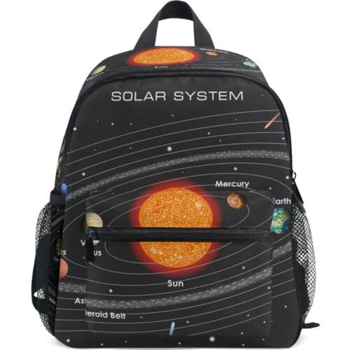 Bolsa escolar school bag solar system children bags mochila escolar childrens backpack for children child backpack kids black