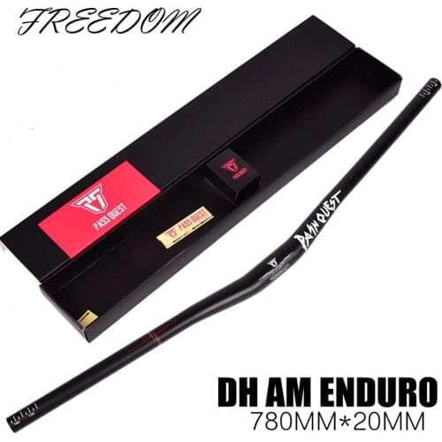 Bicycle handlebar FREEDOM 780mm RISE 20mm AL7050 alloy mountain bike downhill DH AM FR ENDURO bike handlebar accessories 31.8MM