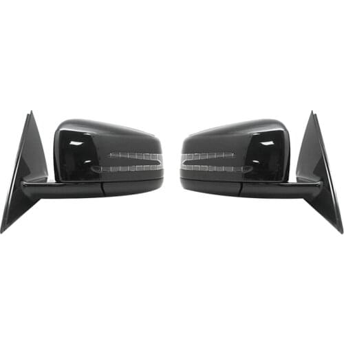 For 2007-2013 Mercedes Benz W221 S-Cl S300 S350 S400 S63 AMG Side Door Power Rear View Mirror embly Black