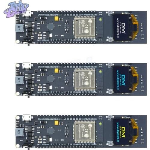 0.96 Inch OLED Display 18650 Lithium Battery ESP32 WiFi Bluetooth-compatible Development Board Module