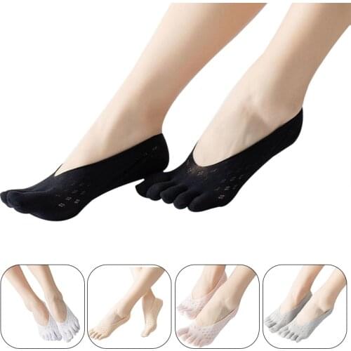 1/5pair Invisible Socks Orthopedic Compression Socks Womens Toe Socks Ultra Low Cut Liner Anti-friction Socks Calcetines Mujer