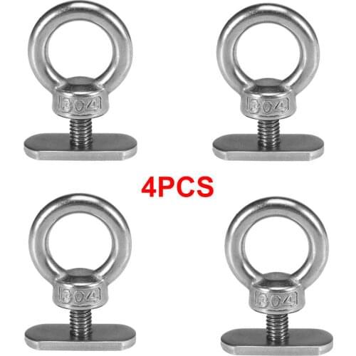 2 Pack MH17103 Kayak Track Mount Tie Down Eyelet for Bungee Cord Rope Rowing Boat Kayak Accessories Kayak Inflatable Boat