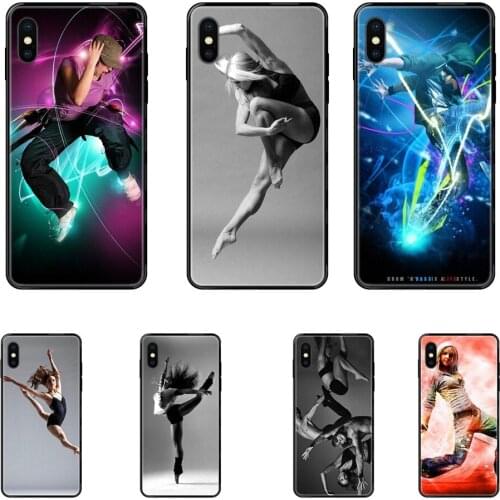 For Huawei Honor 20 20I 20S 10 10I 6A 7A 7X 8C 8X 9 9A 9I 9X Lite Pro Beautiful Jazz Dance Art Diy Luxury Black Soft Phone Case
