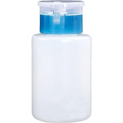 150ML Nail Vanish Polish Remover Pump Dispenser Bottle (Blue)