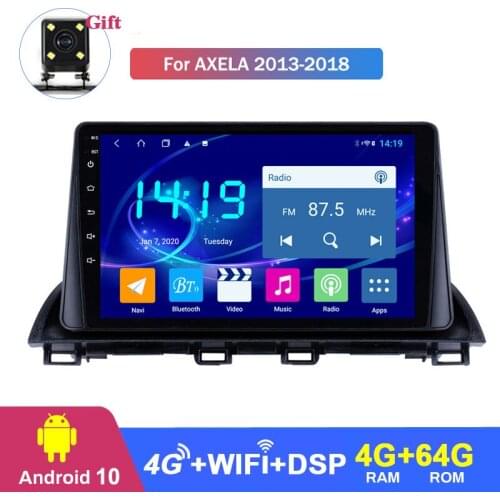 For mazda axela 2013 2014 2015 2016 2017 2018 car multimedia GPS navigation Built-in CarPlay and dsp function 4G RAM 64G ROM