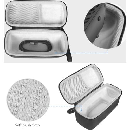 Travel Carry Storage EVA Case Hand Bag Protect for Sonos Roam Wireless Speaker with Hand Strap
