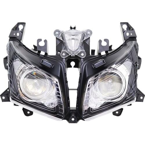 Motorcycle Headlight Head Light Lamp Headlamp Housing Assembly Kit For Yamaha TMAX530 T-MAX530 T-MAX TMAX T MAX 530 2012-2014