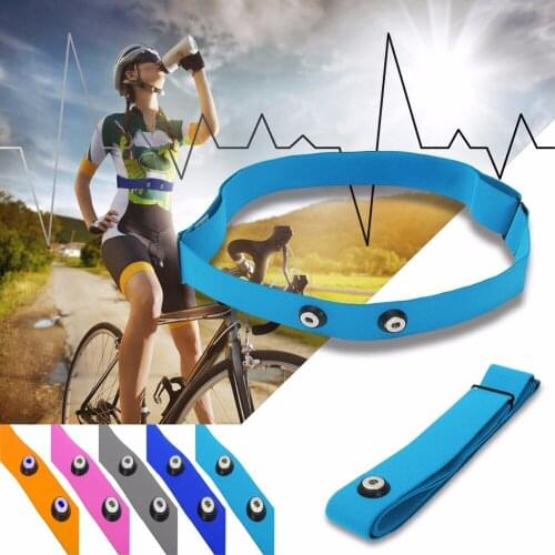 Elastic Chest Mount Belt Strap Bands YS Adjustable Sport Heart Rate Monitor Fitness Equipment For Garmin Wahoo Polar Monitor