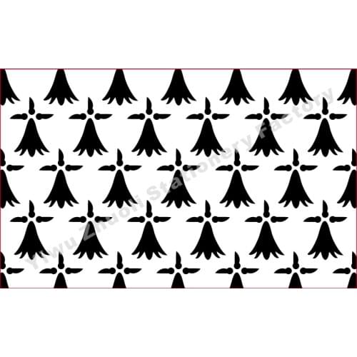 France Limousin Flag 150X90cm (3x5FT) 120g 100D Polyester Double Stitched High Quality Banner Free Shipping