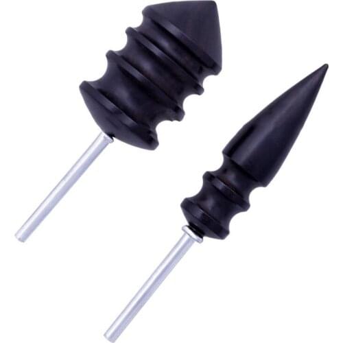Leather Slicker Tool Edge Electric Polishing Grind Slicker Flat Pointed Head Sandalwood Craft DIY Tools Tip Burnisher