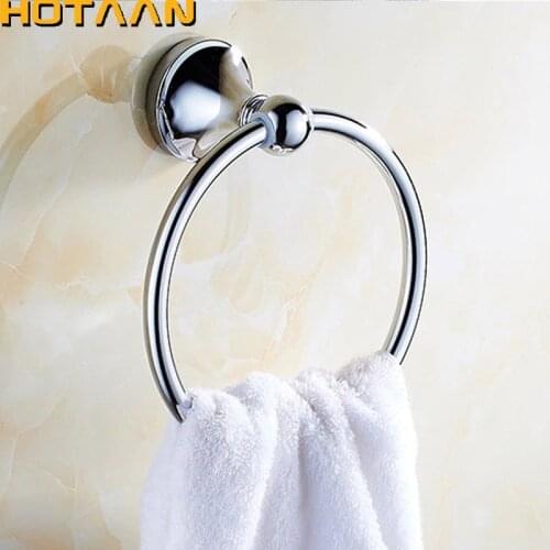 Stainless steel ring wall mount towel ring bathroom accessories bath towel holder chrome bath hardware YT-10691