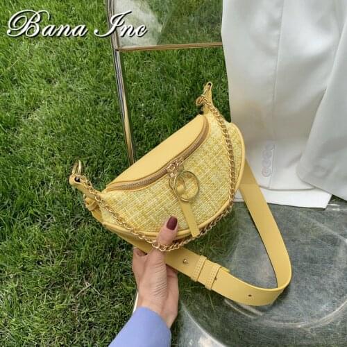 Small Simple Crossbody Bags For Women 2021 Half Moon Shoulder Messenger Bag Female Fashion Handbags and Purses Casual Chest Bags