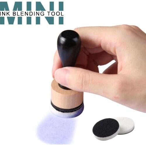 Mini Ink Blending Tools With Round Foams Perfect To Apply Inks And Paints Though Stencils Stamp Scrapbooking Crafts Accessories