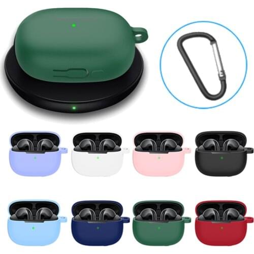 Soft Silicone Earphone Protective Case For Xiaomi Mi FlipBuds Pro Headset For Xiaomi FlipBuds Pro Protective Shell With Hook