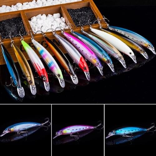 11cm Luminous Fishing Wobblers Minnow Artificial Fish Lures Bait Tackle Tool Fishing Lure 3D Eyes wobbler Fishing Tackle