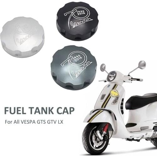 Scooter Gas Fuel Tank Filler Cap For All VESPA GTS GTV LX 60 125 250 300 primavera sprint