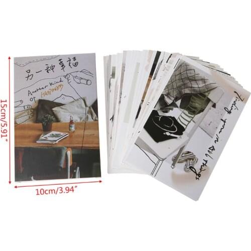 30 Sheets Another Kind Of Happyness Paintings Retro Vintage Postcard Christmas Gift Card Wish Poster Cards