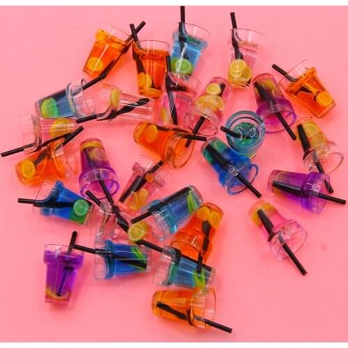 10pcs Charms Summer Soda Iced red tea Cold Drink Pendants Crafts Making Findings Handmade Jewelry DIY for Earrings Necklace