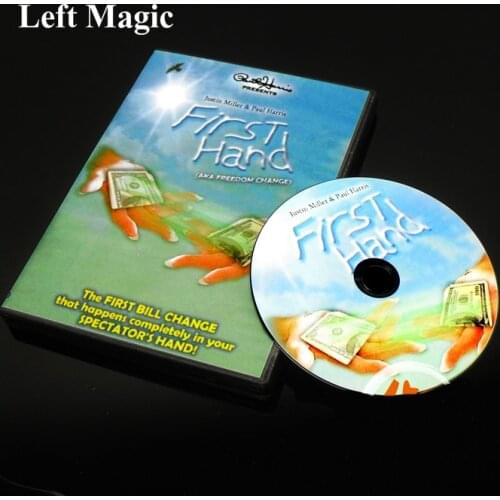 Paul Harris Presents First Hand (AKA Freedom Change) DVD And Gimmick Stage Close Up Magic Fire Props Comedy Accessories