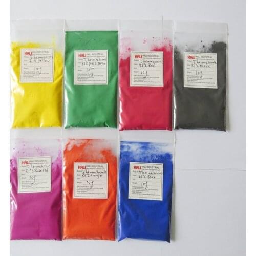 Sell high quality thermochromic pigment,free shipping,heat sensitive pigment powders,1lot=7color,10gram/color,total 70gram