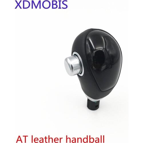 Genuine car lever shifting leather gear knob black A\T handball gear head FOR KIA Optima k52011-2013 FORTE 2013-2017 467202T100