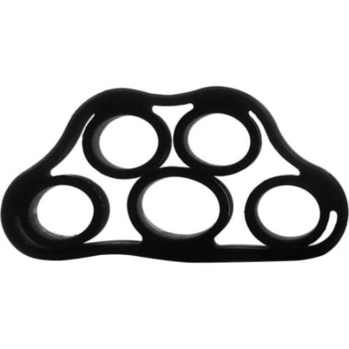 Silicone Finger Strengthener Hand Resistance Band Hand Grip Exerciser Strength Trainer Gripper NIN668